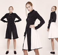 Черно-белое платье-рубашка | must have | Дом Моды IVANOVA - разработка и пошив дизайнерской одежды и аксессуаров