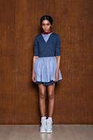 Голубое мини-платье | must have | Дом Моды IVANOVA - разработка и пошив дизайнерской одежды и аксессуаров