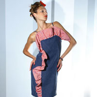 Платье с оборкой | must have | Дом Моды IVANOVA - разработка и пошив дизайнерской одежды и аксессуаров